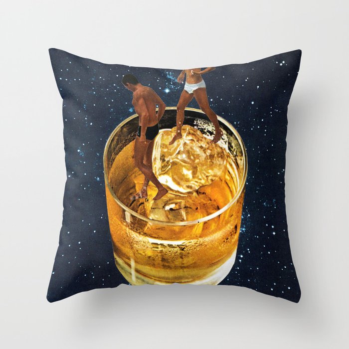 Space Date Throw Pillow