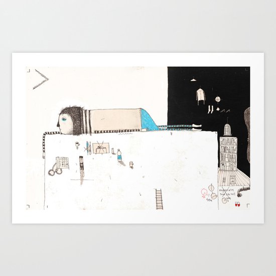 Forgive yourself and move on from your mistakes. Art Print
