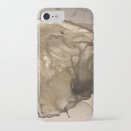 Abstract Metallic Oyster Shell iPhone Case