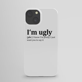 Ugly Dictionary Meme iPhone Case