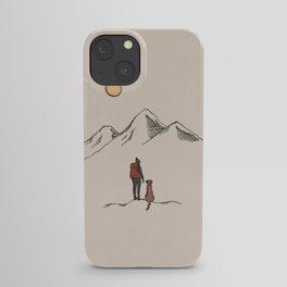 Hiking with Dogs iPhone Case
