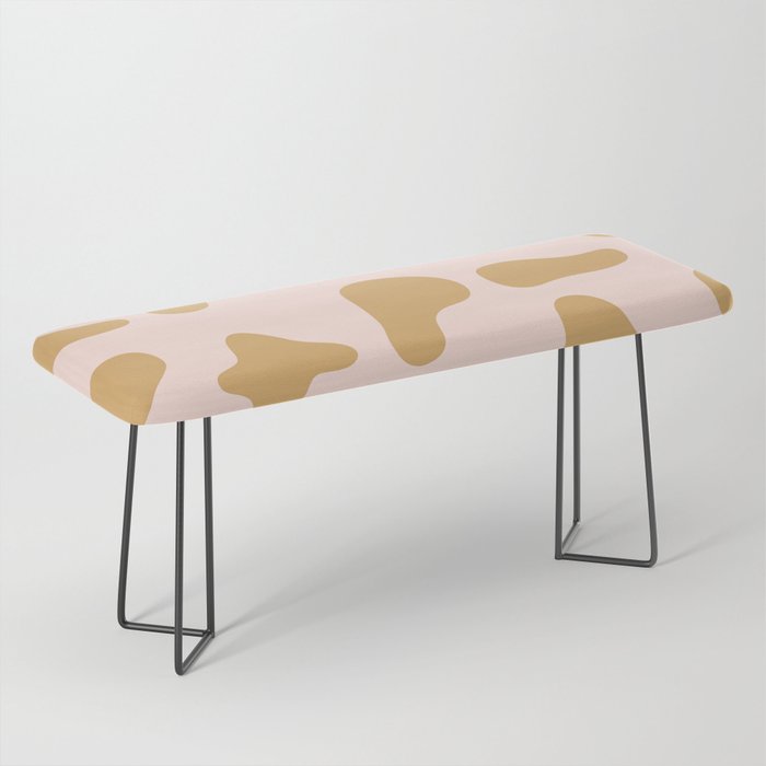 Cow Animal Print Skin Bench By Muucases