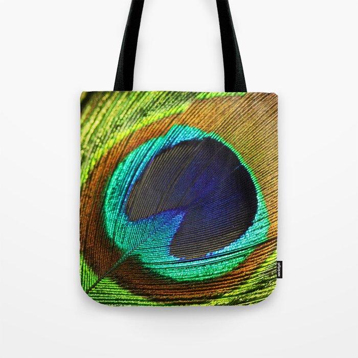 peacock feather Tote Bag