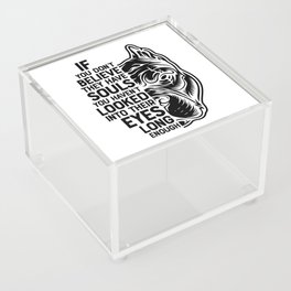 Pitbulls Have Soul Dog Lover Acrylic Box