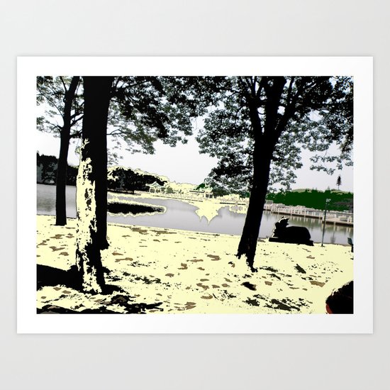 A Pleasant Day Art Print