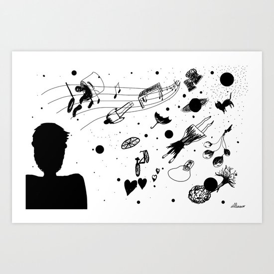 En el fin del mundo (At the end of the world) Art Print