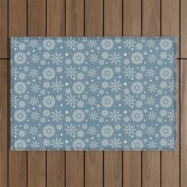 Snowflakes 10 Outdoor Rug
