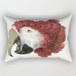 Head of a Macaw Rectangular Pillow