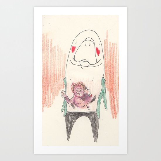 Manatee Kuato Art Print