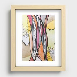 Research yourself Recessed Framed Print