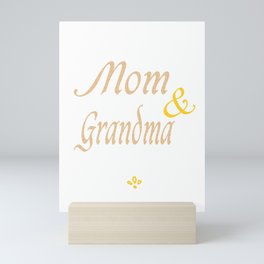 I Have Two Titles Mom And Grandma I Rock Them Both, Cool Mom Mini Art Print