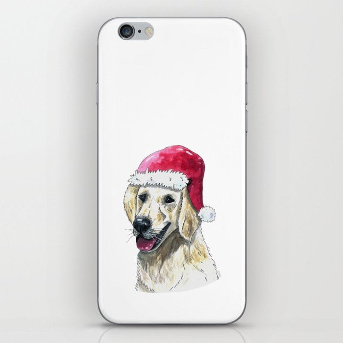 Christmas Labrador Retriever Dog iPhone Skin