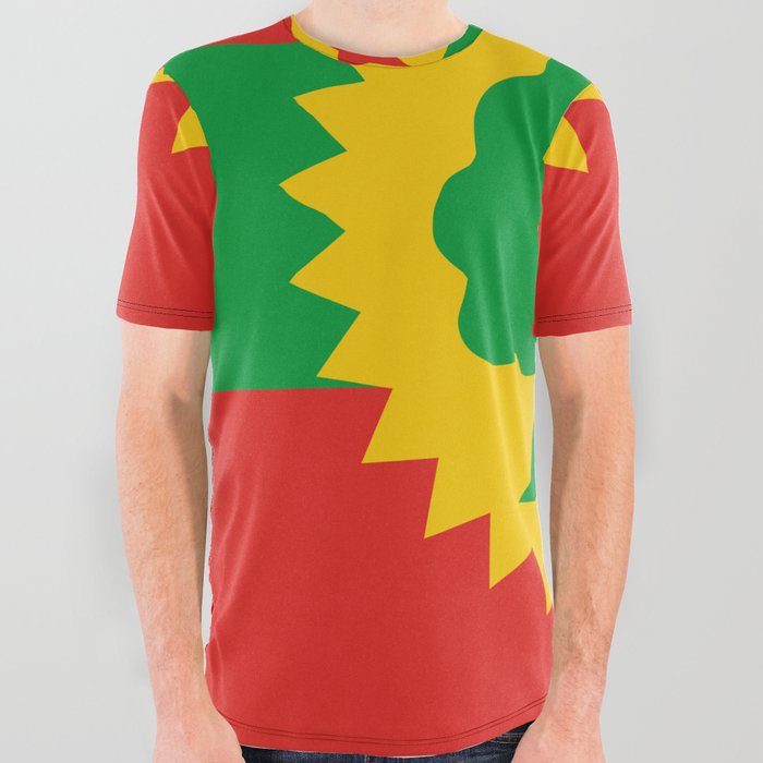 Flag of the Oromo people All Over Graphic Tee
