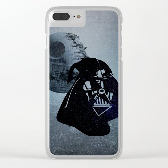 Dark Side Clear iPhone Case