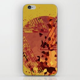 Polygons of a Photograph iPhone Skin