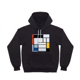 Piet Mondrian (Dutch, 1872-1944) - Title: COMPOSITION WITH RED, BLACK, YELLOW, BLUE AND GRAY - Date: 1921 - Style: De Stijl (Neoplasticism), Abstract, Geometric Abstraction - Oil on canvas - Digitally Enhanced Version (2000 dpi) - Hoody