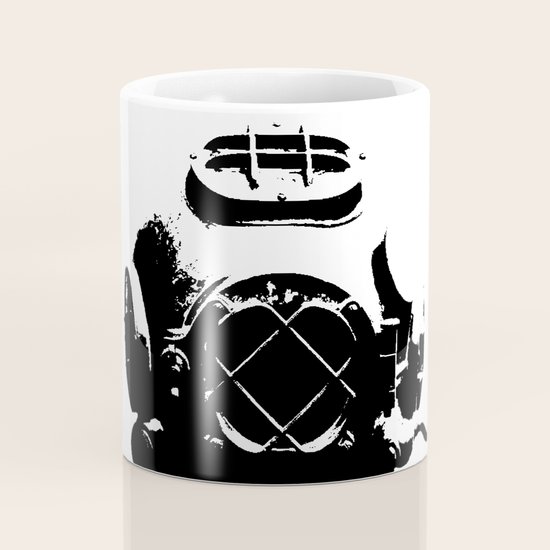 Diving Helmet Coffee Mug By Rchaem Society6