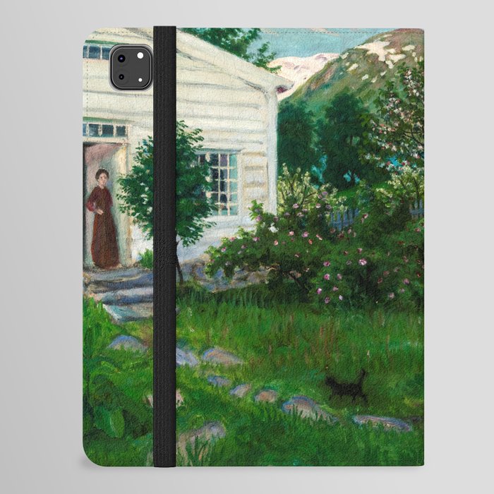 Early Summer in Jolster by Nikolai Astrup iPad Folio Case