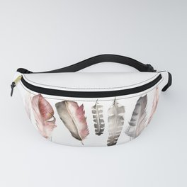 Feathers pink Fanny Pack