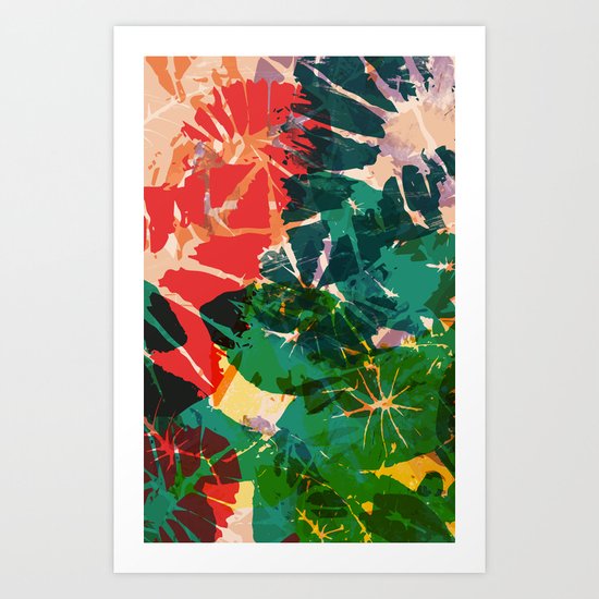 Calladium Two Art Print