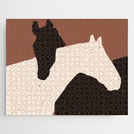Minimal Horses Jigsaw Puzzle