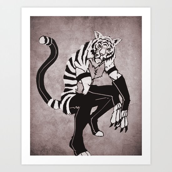 The Tiger Art Print