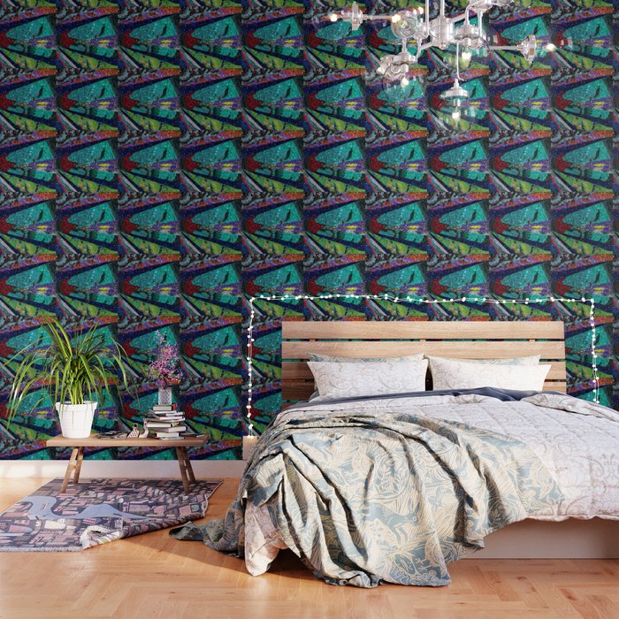 Peacock Mermaid Battlestar Galactica Abstract Wallpaper