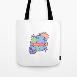 Save The Earth Environmental Protection Sun Moon Gift Tote Bag