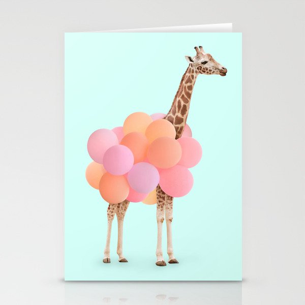 GIRAFFE PARTY Stationery Cards