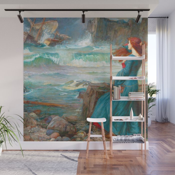 John William Waterhouse Miranda The Tempest Wall Mural By