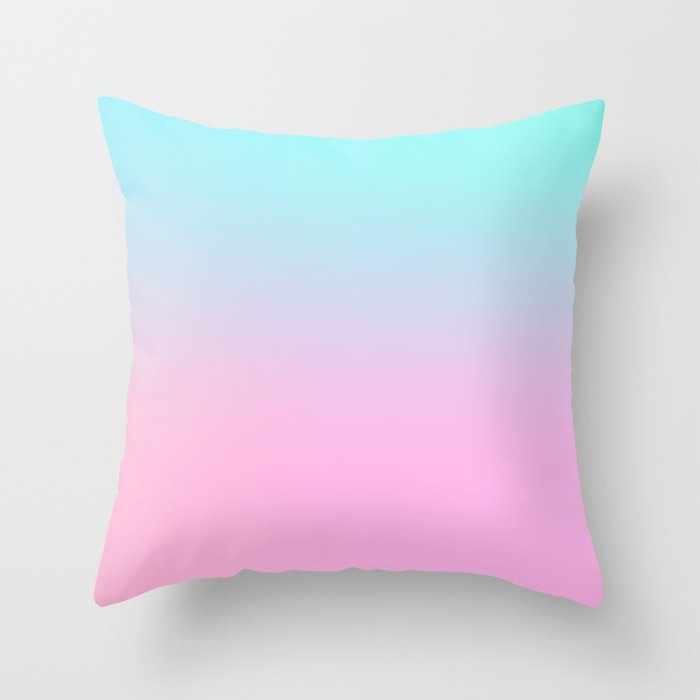 12  Sunset Sky Gradient Aesthetic 220513 Throw Pillow