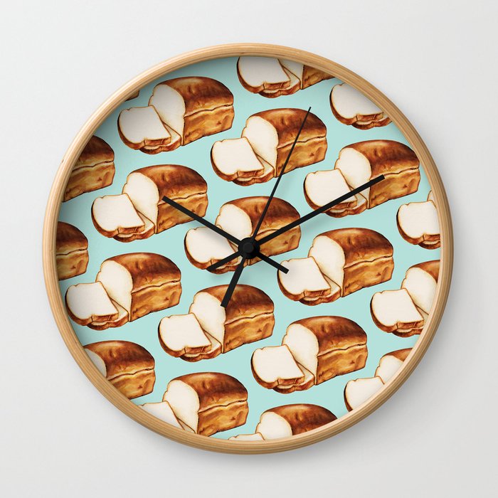 Bread Pattern Wall Clock
