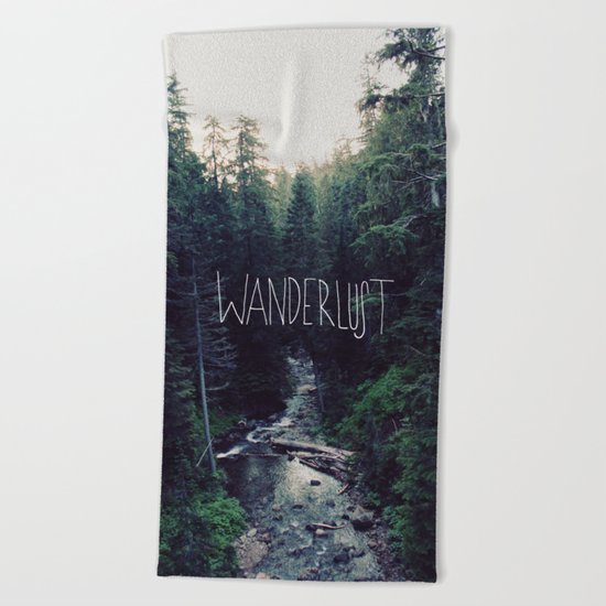 Wanderlust: Rainier Creek Beach Towel