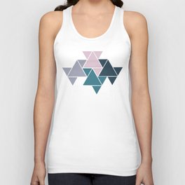  Origami abstract number 7c Unisex Tank Top