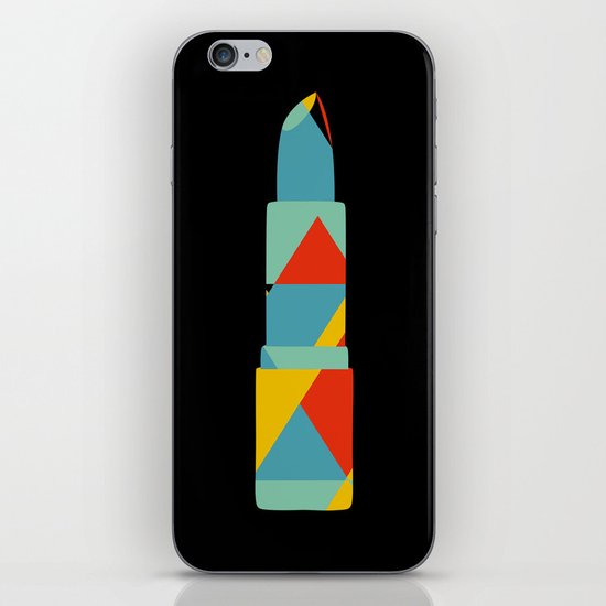 Lipstick Hues on Black iPhone & iPod Skin