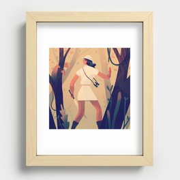 Explorer Girl Recessed Framed Print