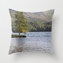 The Lonely Tree Throw Pillow