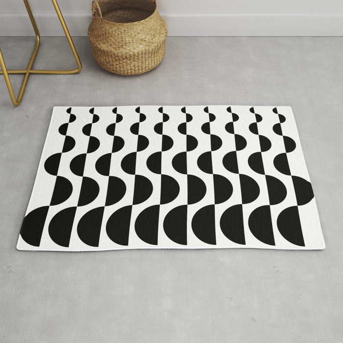 ROUND_WAVES Rug