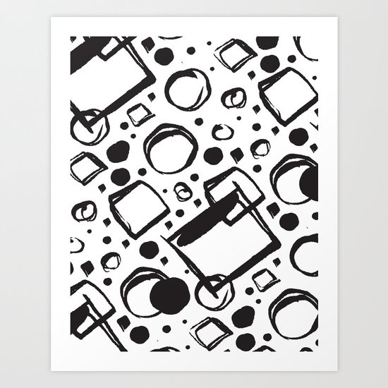 ABSTRACT 011 Art Print