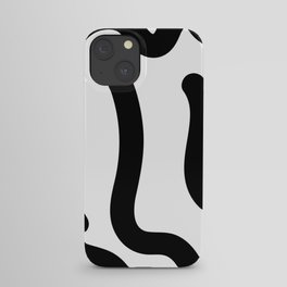 Black and White iPhone Case