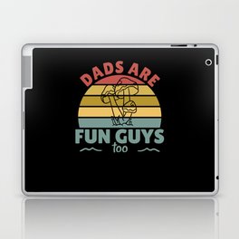 Dads Are Fun Guys Too Funny Father's Day Gift Laptop Skin