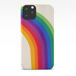 Tubular - abstract retro 70s style throwback 1970's minimalist decor rainbows iphone 11 case Tubular - abstract retro 70s style throwback 1970's minimalist decor rainbows iphone 11 case