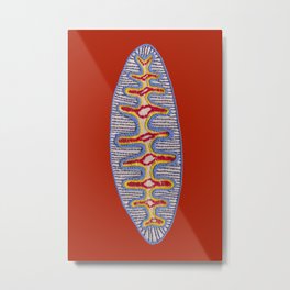 Diatom nr2 Metal Print | Patterns, Abstract, Graphic Design, Stitched, Shapes, Organism, Ocean Life, Microscope, Graphicdesign, Sea Life 