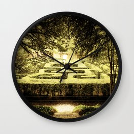 Secret Garden - Williamsburg, VA Wall Clock