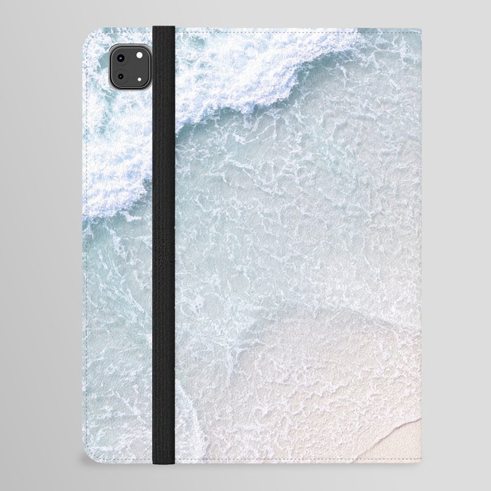 Blue Ocean Waves Beach iPad Folio Case