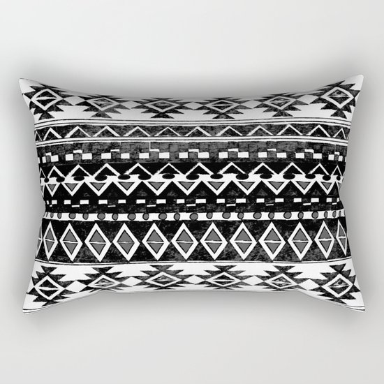 TRIBAL MONOCHROME Rectangular Pillow