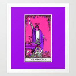 1. The Magician- Neon Dreams Tarot Art Print