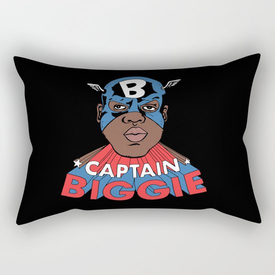 Captain Biggie Rectangular Pillow