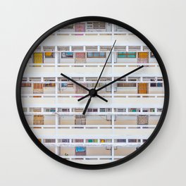 Hong Kong apartment in old district Wall Clock