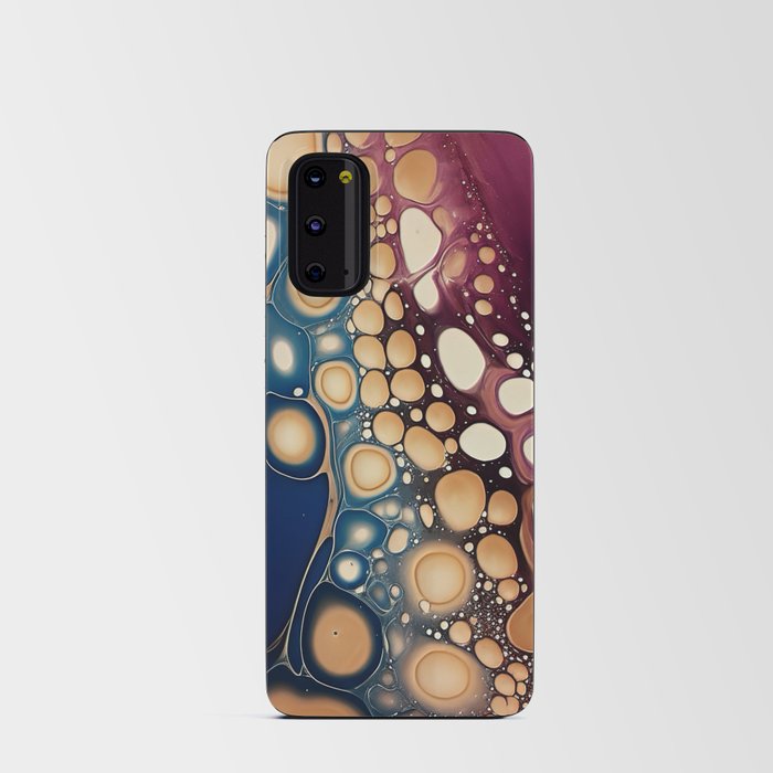 Liquid abstract painting #3 Android Card Case